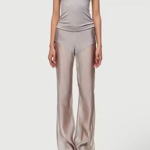 The Mesh Flared Pants